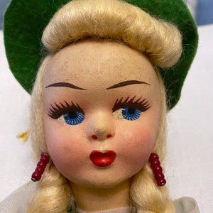 3 Vintage Folk Dolls Italy Holland Germany Italy A